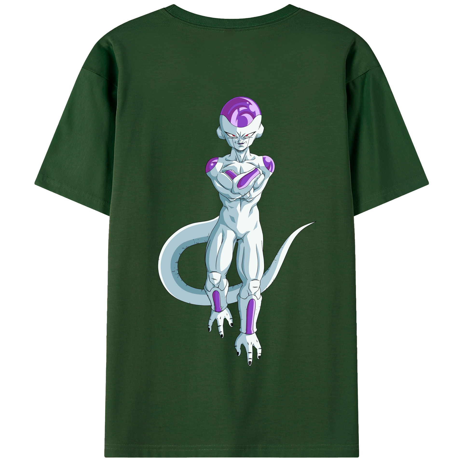 （画像用） ドラゴンボール フリーザ DRAGON BALL Frieza 綿100％半袖Tシャツ（背面プリント）